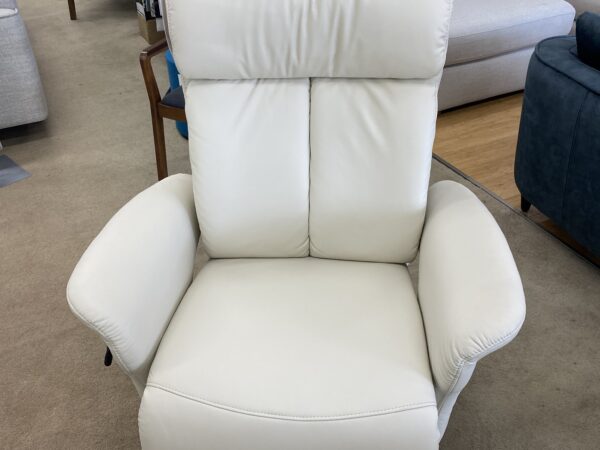 white leather recliners on sale